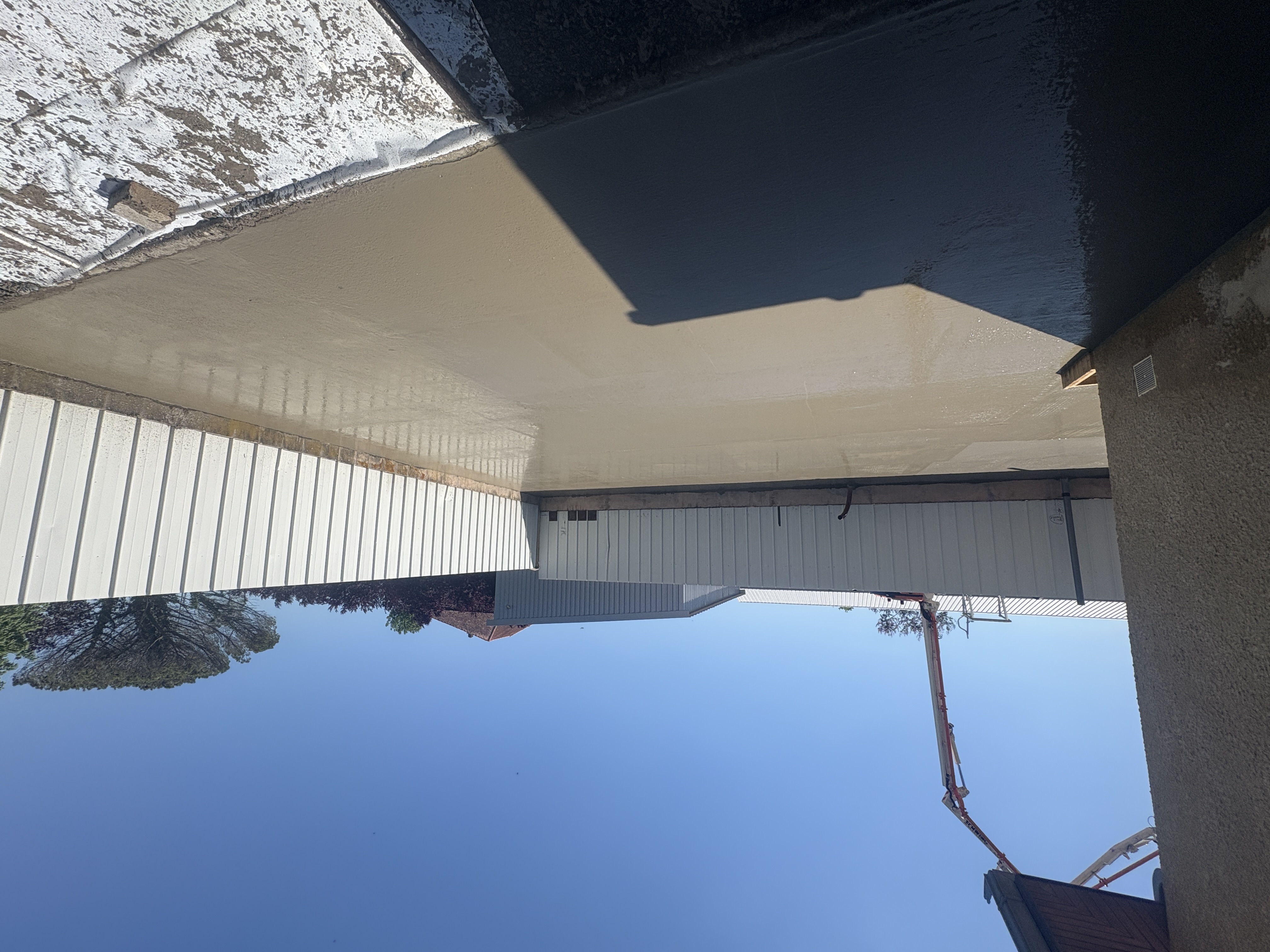 dalle béton 160 m2